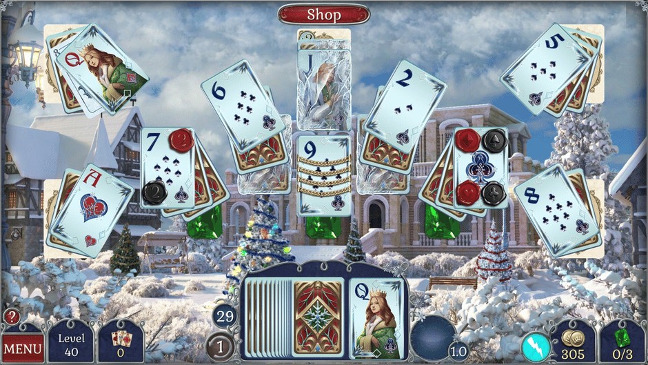 Jewel Match Solitaire Winterscapes 2: Collector's Edition Screenshot