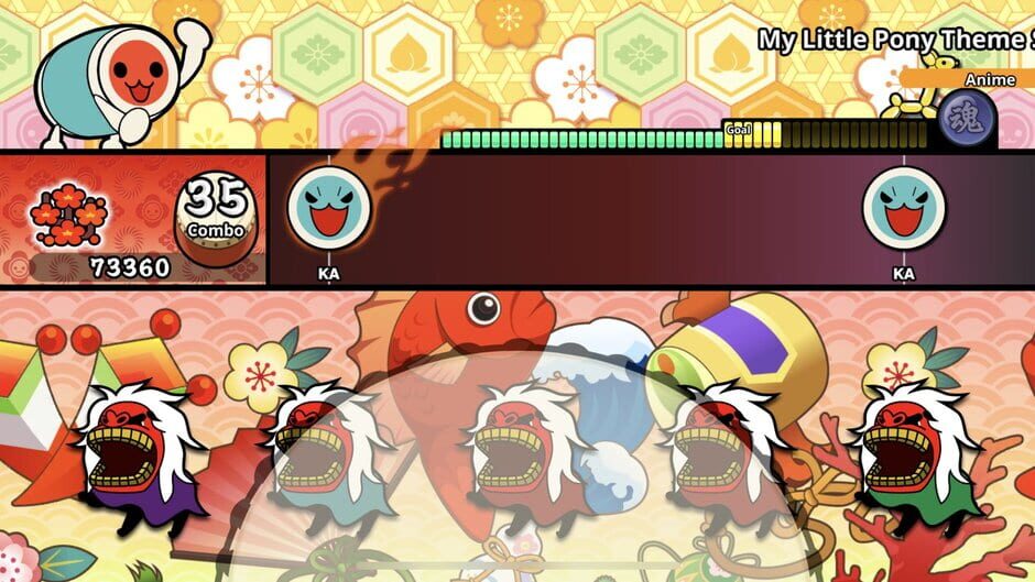 Taiko no Tatsujin: Pop Tap Beat screenshot 2