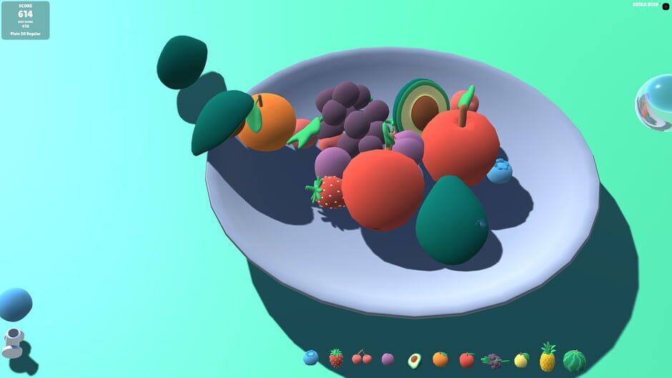 Suika Dish More Plates Screenshot