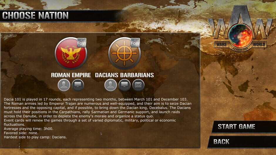 Wars Across The World: Dacia 101 Screenshot