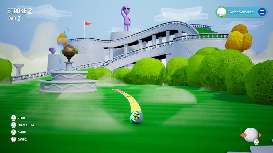 Minigolf Galaxy: Green Valley Screenshot