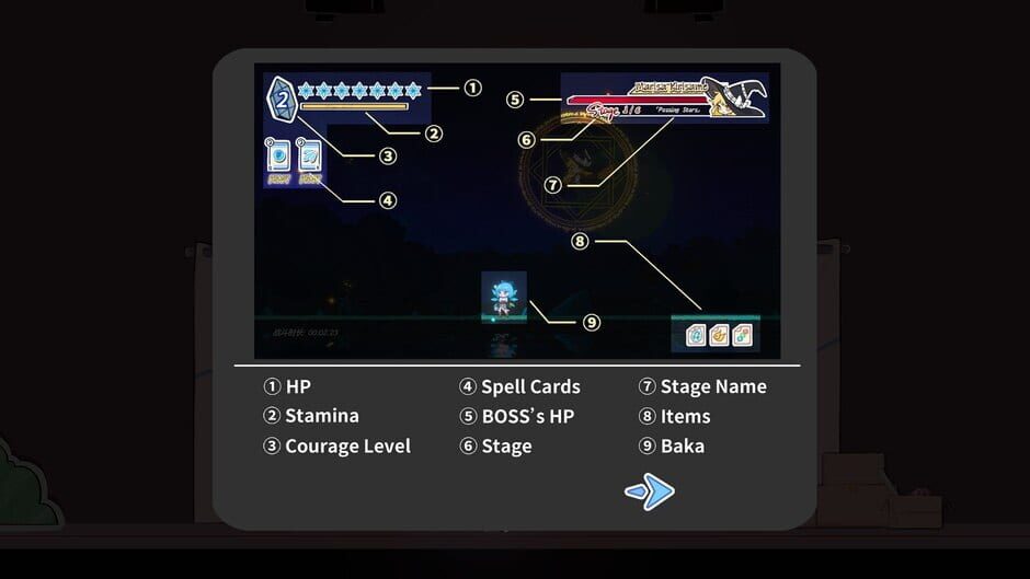 Touhou Hero of Ice Fairy Screenshot