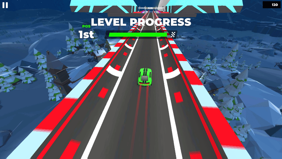 Skyline Sprint: Turbo Tracks Screenshot