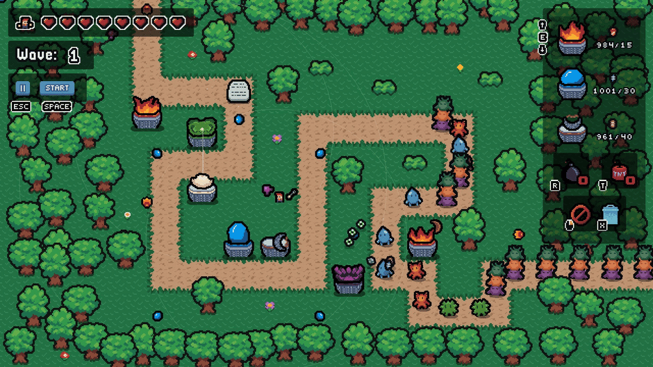 Pixelment TD Screenshot
