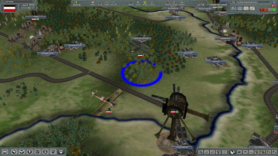 สกรีนช็อตจาก Supreme Ruler The Great War Remastered DLC (รูปที่ 5)
