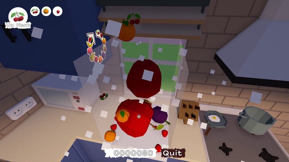 3D Watermelon Game Screenshot