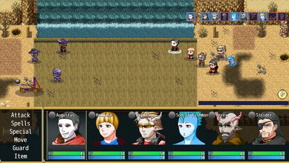 สกรีนช็อตจาก Tales From Aturian: Battle of Cleaved Fields (รูปที่ 11)