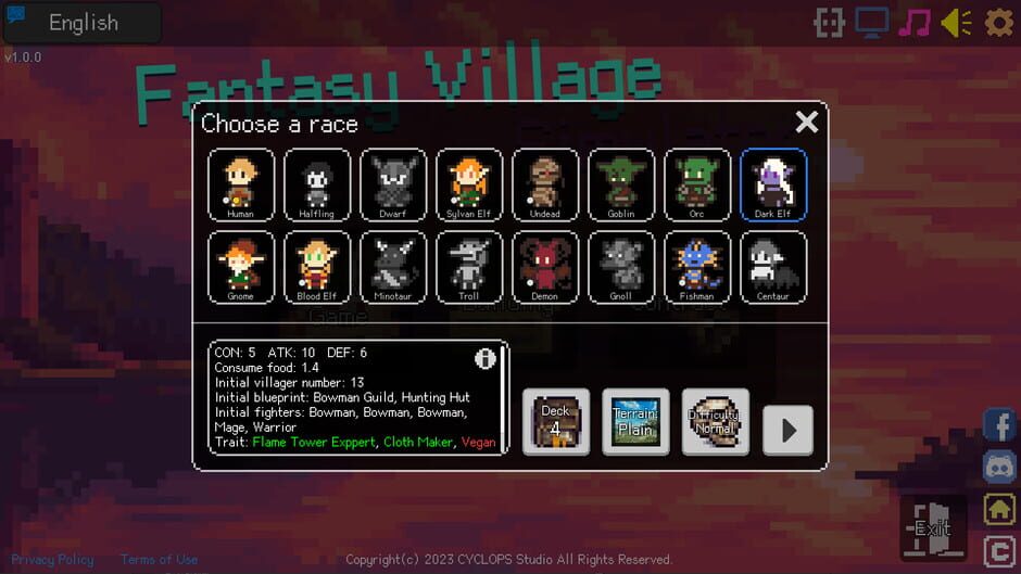 Fantasy Village Simulator Screenshot