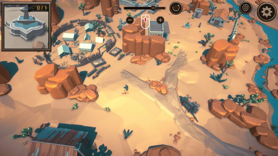 3D Puzzle: Wild West Screenshot