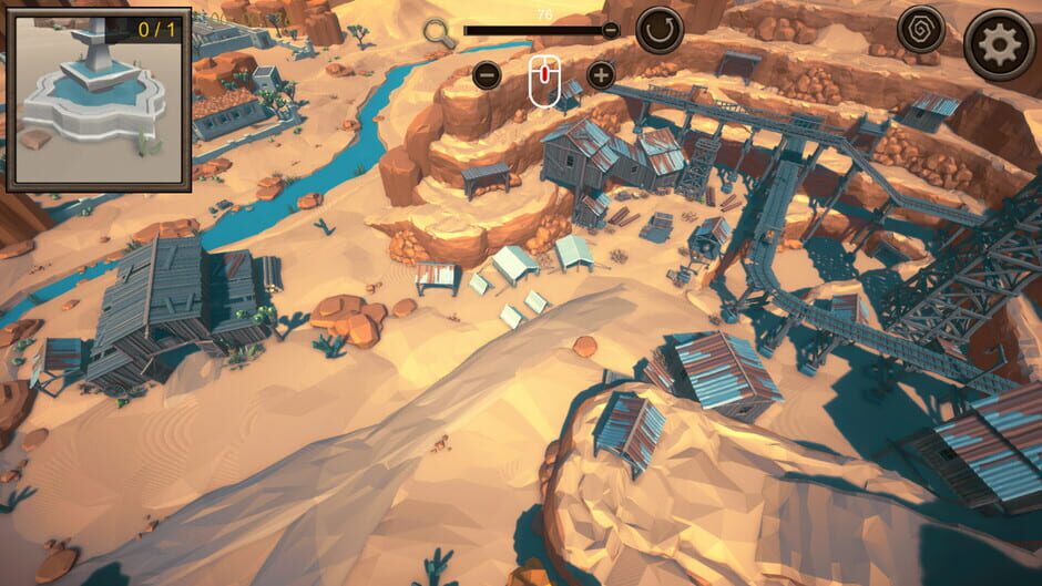 3D Puzzle: Wild West Screenshot