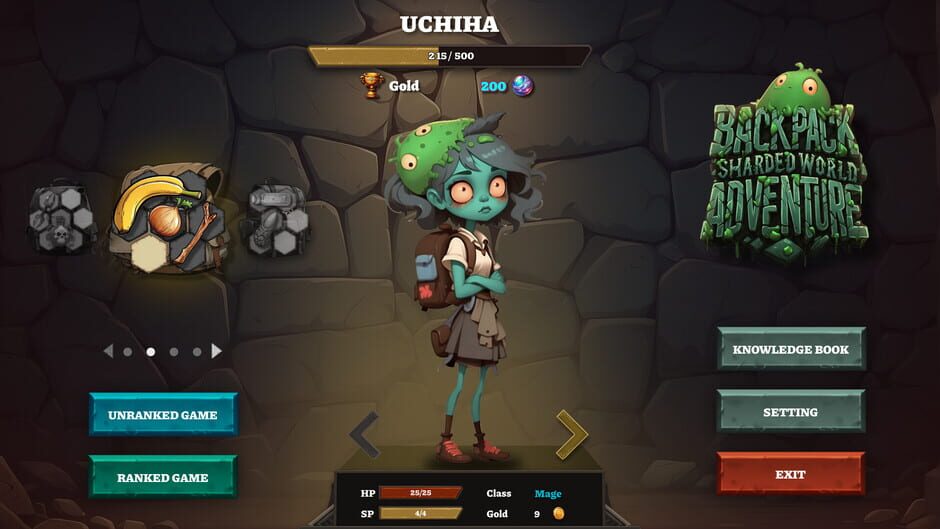 สกรีนช็อตจาก Sharded World: Backpack Adventure (รูปที่ 2)
