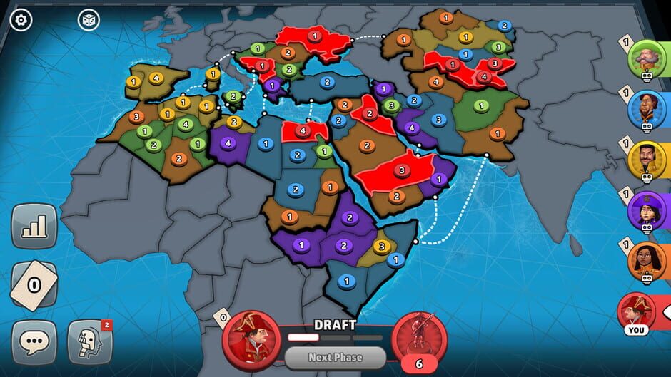 สกรีนช็อตจาก Risk: Global Domination - Advanced 2 Map Pack (รูปที่ 6)