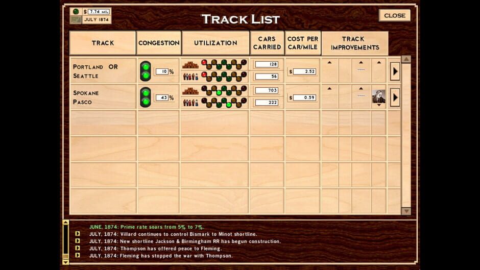 Rails Across America Screenshot