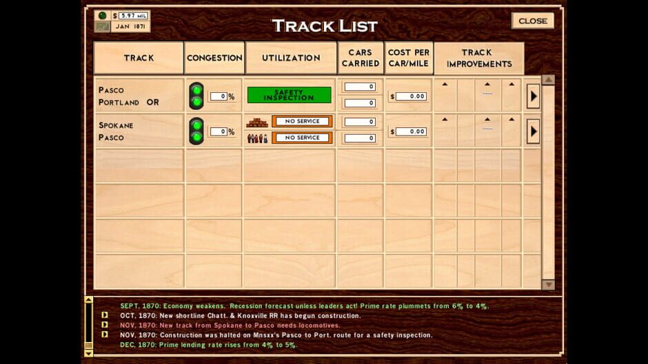 Rails Across America Screenshot