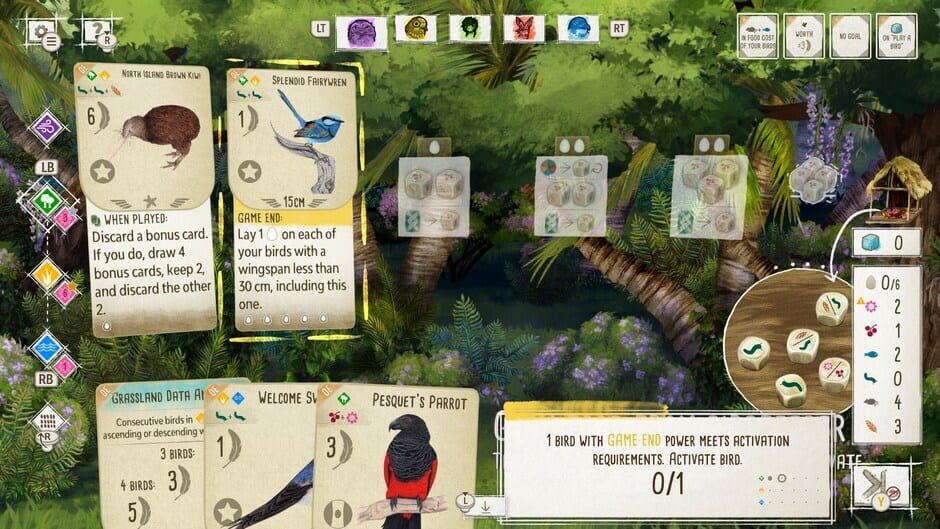 Wingspan + European Expansion + Oceania Expansion Screenshot