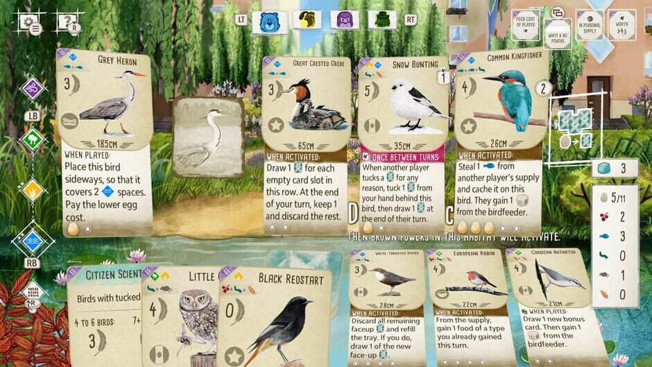 Wingspan + European Expansion + Oceania Expansion Screenshot