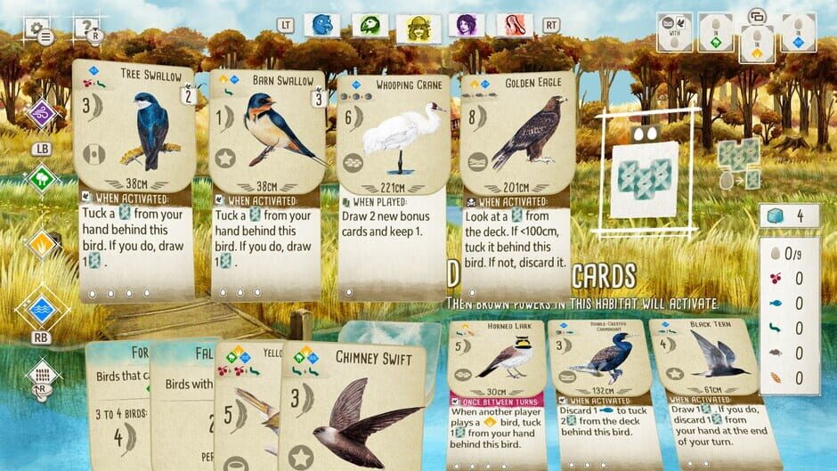 Wingspan + European Expansion + Oceania Expansion Screenshot