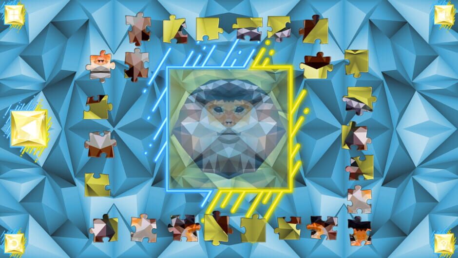 Poly Jigsaw: Primates screenshot