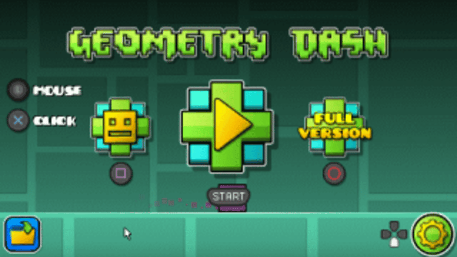 Geometry Dash PSP Screenshot