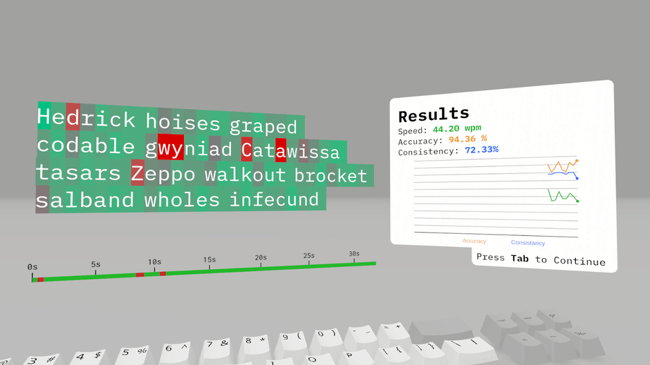 Typing Simulator Screenshot