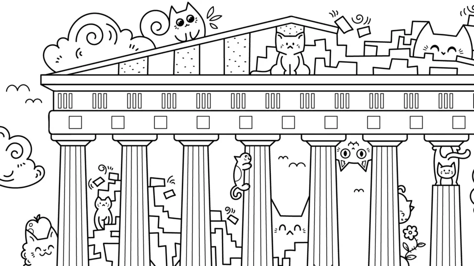 Кадър от 100 Cats Greece