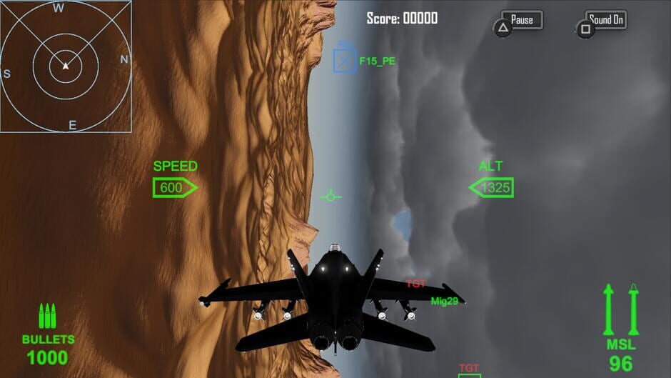 Скриншот игры Top Gun Air Combat Extended