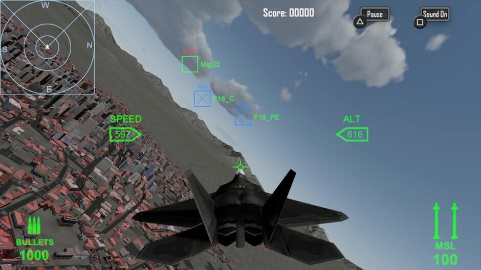 Скриншот игры Top Gun Air Combat Extended