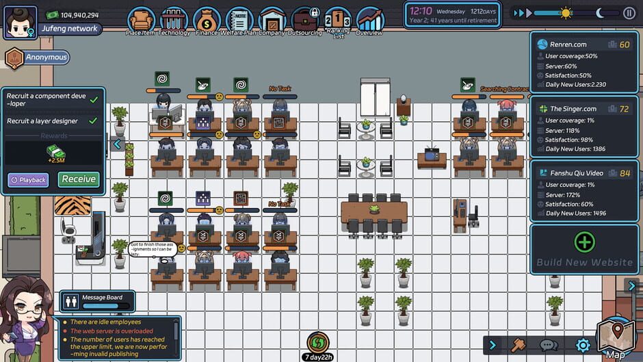 Internet Tycoon Screenshot