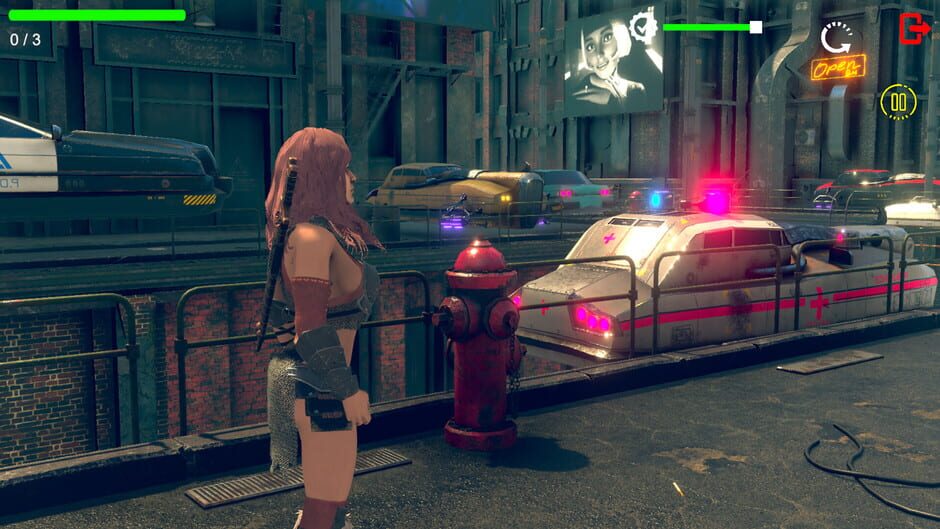 Climb Challenge: Find Items Cyberpunk Screenshot