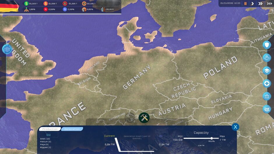 Economia: Millennium Screenshot