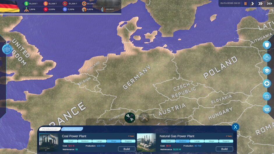 Economia: Millennium Screenshot