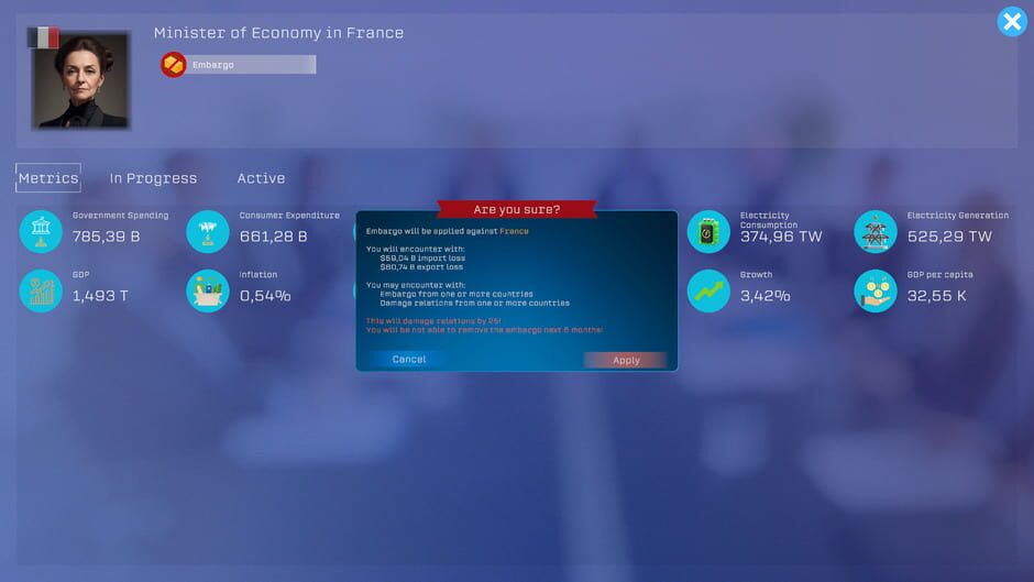 Economia: Millennium Screenshot