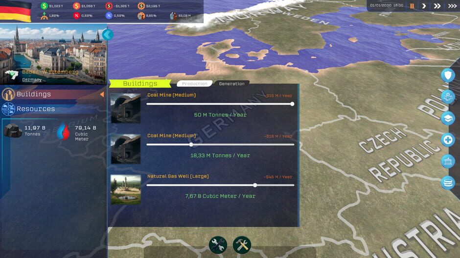 Economia: Millennium Screenshot