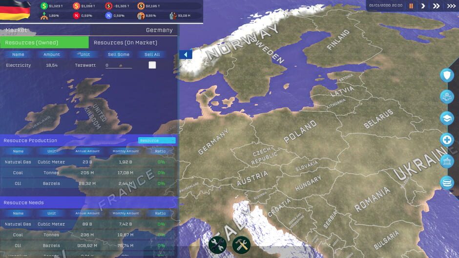 Economia: Millennium Screenshot