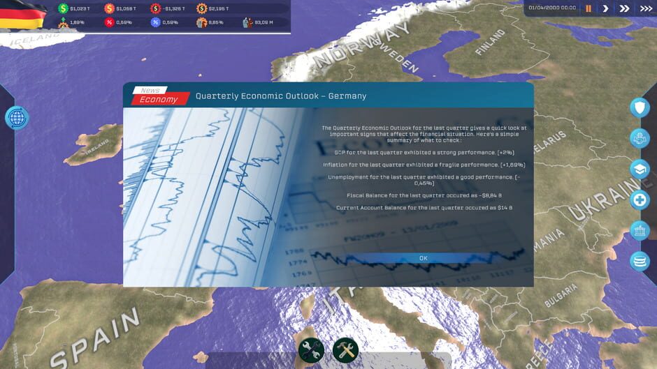 Economia: Millennium Screenshot