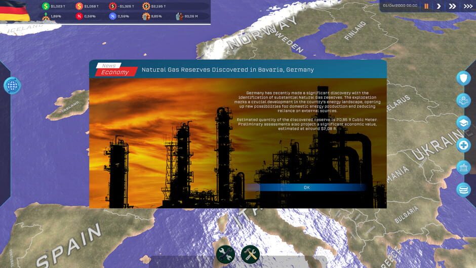 Economia: Millennium Screenshot