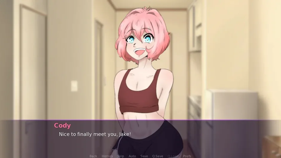 Кадър от The Femboy Next Door Thinks I'm Cute
