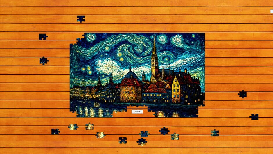 Van Gogh's Masterpiece Jigsaw Puzzles Screenshot