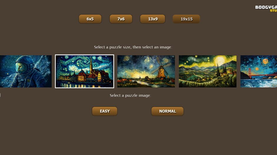 Van Gogh's Masterpiece Jigsaw Puzzles Screenshot