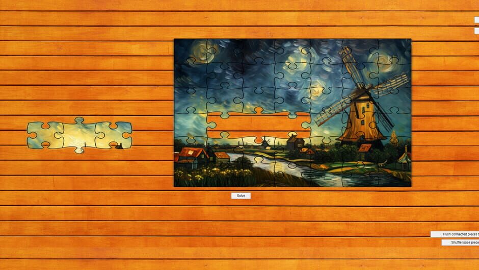 Van Gogh's Masterpiece Jigsaw Puzzles Screenshot