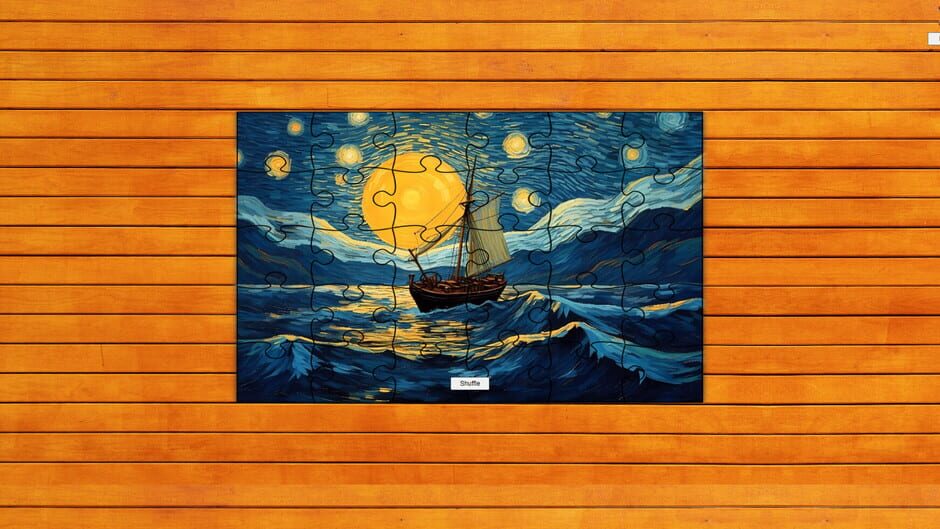 Van Gogh's Masterpiece Jigsaw Puzzles Screenshot