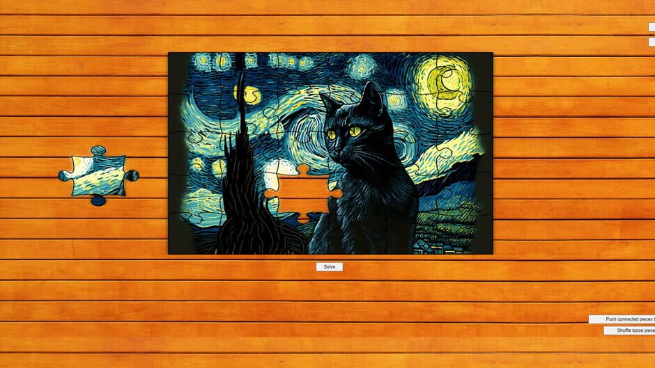 Van Gogh's Masterpiece Jigsaw Puzzles Screenshot