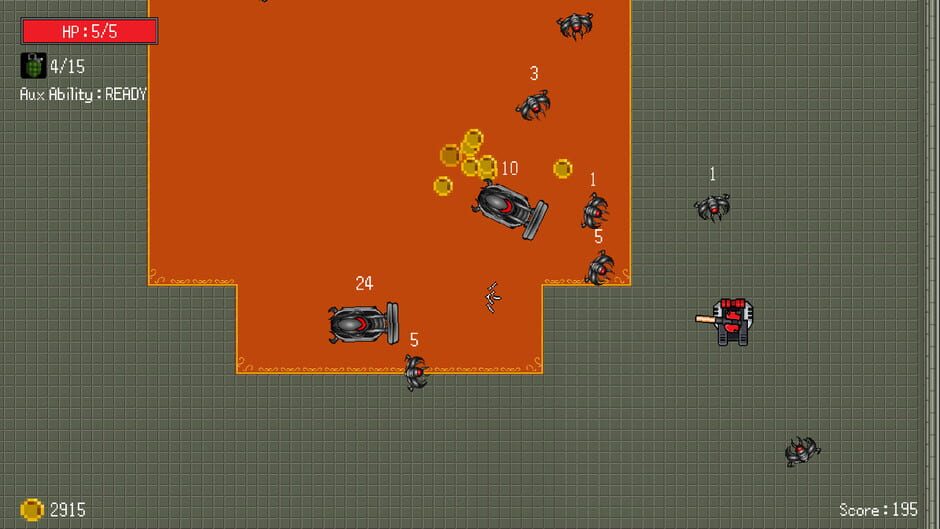 สกรีนช็อตจาก Tank vs. Aliens (รูปที่ 3)