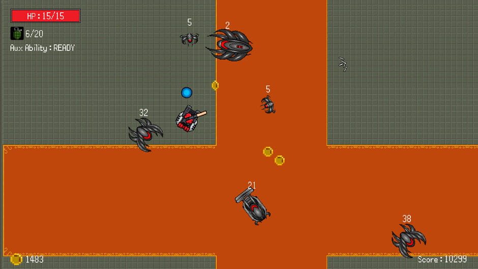 สกรีนช็อตจาก Tank vs. Aliens (รูปที่ 5)