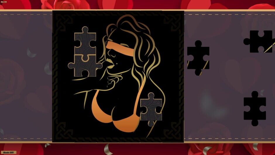 LineArt Jigsaw Puzzle: Erotica Valentines Screenshot