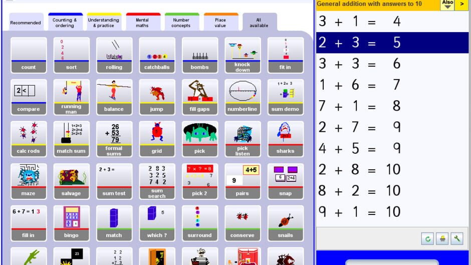 Numbershark 5 screenshot