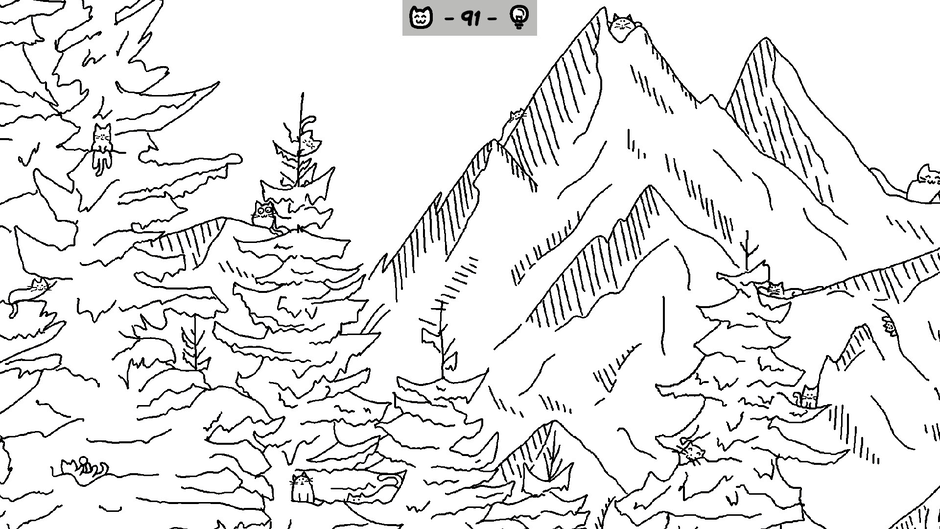 Looking For Cats In a Badly Drawn Forest Screenshot