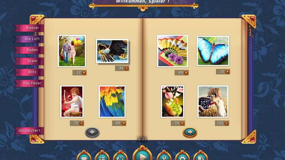 1001 Jigsaw: 6 Magic Elements Screenshot