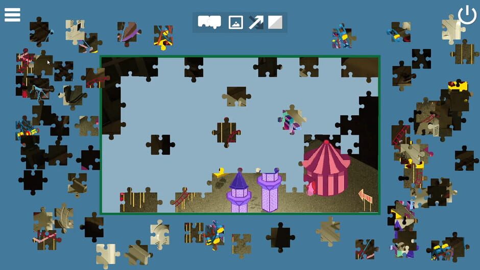 Invisible Places: Pixel Art Jigsaw Puzzle Screenshot
