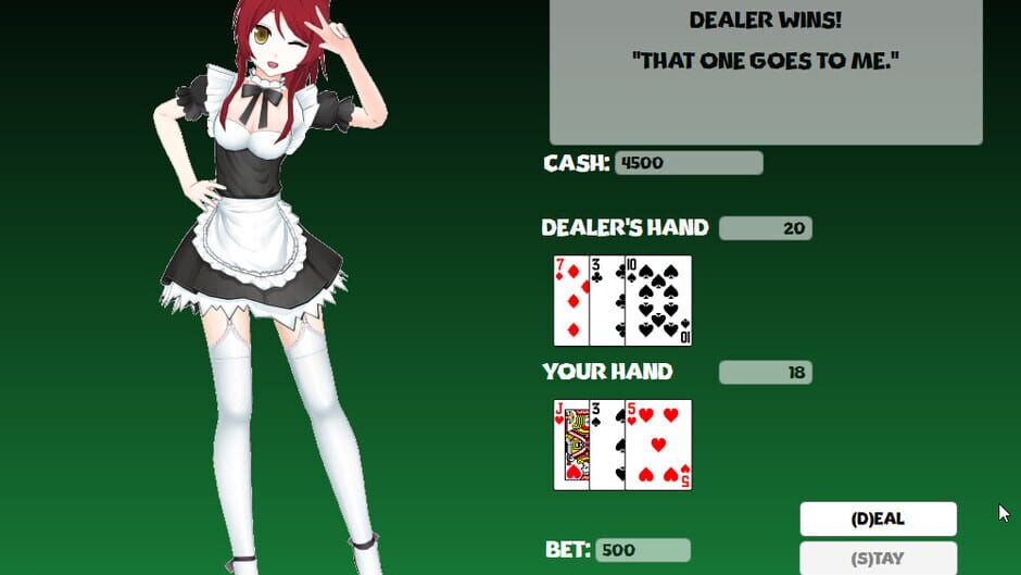 สกรีนช็อตจาก Sexy Blackjack (รูปที่ 2)